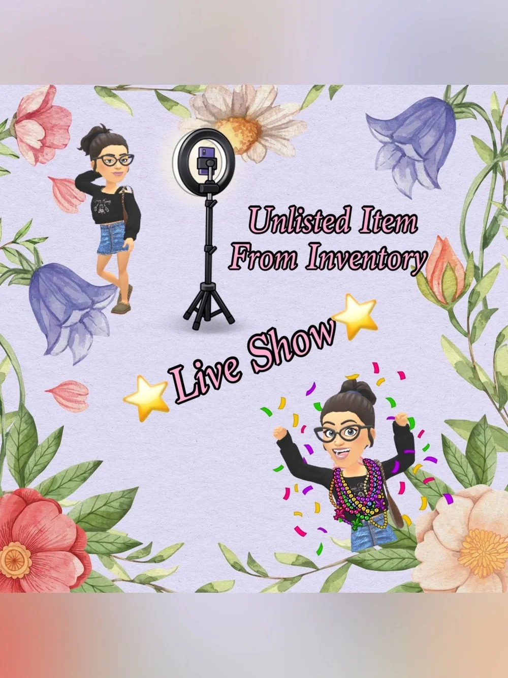 💜Unlisted Item⭐️Live w/Glamnluxe82💜